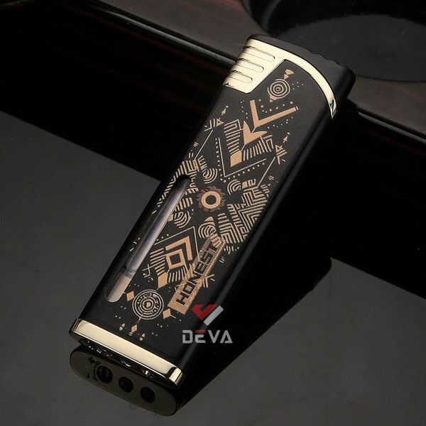 Bật lửa gas chính hãng Honest khò 1 tia kiểm soát nhiệt siêu mỏng BCZ343