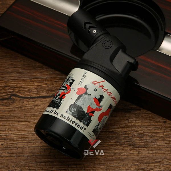 Bật lửa gas chính hãng Honest khò đại 1 tia để bàn BCZ848