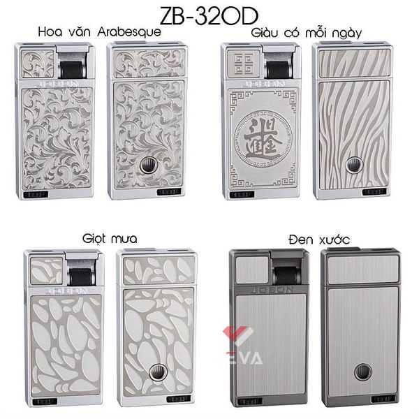 Bật lửa gas Jobon khò siêu mỏng các mẫu Series ZB-320