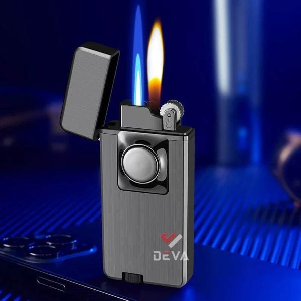 Bật lửa gas đá 2 kiểu lửa phong cách thời thượng TH-835