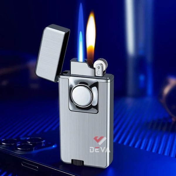 Bật lửa gas đá 2 kiểu lửa phong cách thời thượng TH-835