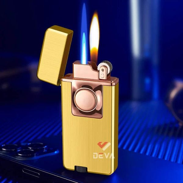 Bật lửa gas đá 2 kiểu lửa phong cách thời thượng TH-835
