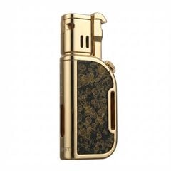 Bật lửa gas đá Honest 2 kiểu lửa kèm đục kép cho Cigar BCZ 832