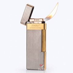 Bật lửa ga đá Zorro siêu mỏng vân xước số giới hạn ZC10