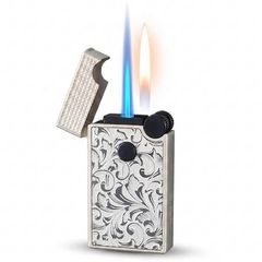 Bật lửa gas đá Jobon 2 kiểu lửa có ô cửa quan sát gas ZB 302