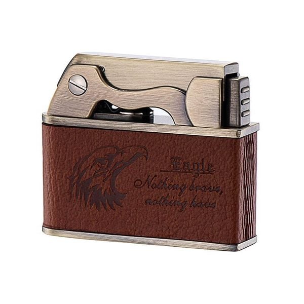 Bật lửa xăng đá Jobon  bọc da ZB 612-1