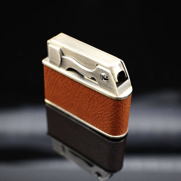 Bật lửa xăng đá Jobon  bọc da ZB 612-1