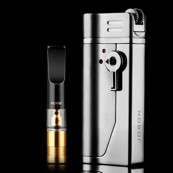 Set bật lửa khò jobon có chốt và tẩu lọc thuốc lá Jobon ZB A01