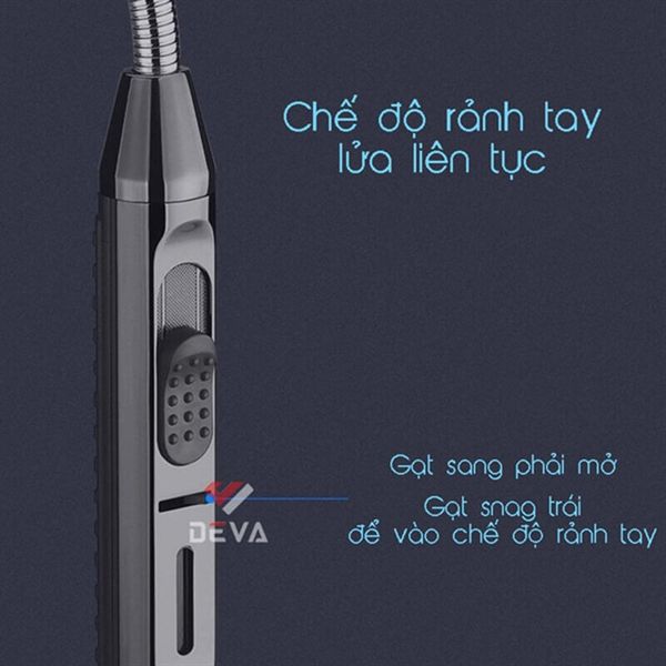 Bật lửa khò 1 tia cán dài xoay 360 độ HY-K17