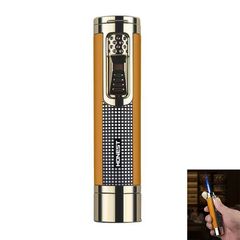 Bật lửa gas Honest khò đại 1 tia kèm que xiên và đục Cigar Cigar BCZ 852