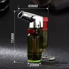Bật lửa khò 1 tia vòi kim loại có chốt lửa K852