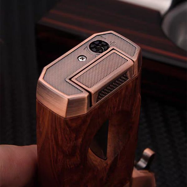 Bật lửa ga Honest khò 1 tia kèm dao cắt chữ V BCZ 803