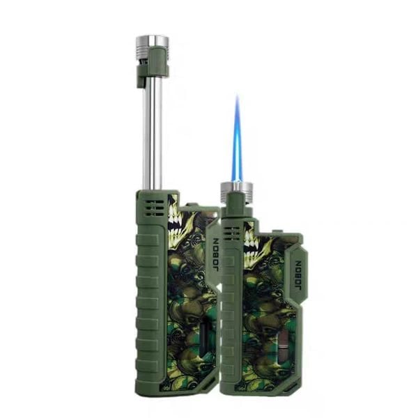 Bật lửa chính hãng Jobon khò 1 tia cổ dài có khóa ga ZB 196