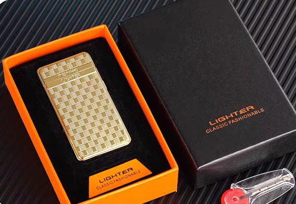 Bật lửa gas đá 2 kiểu lửa ô cửa trong suốt TH-636