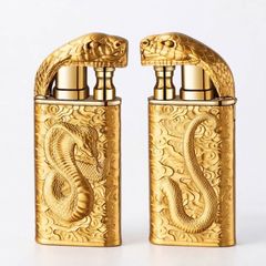 Bật lửa gas Boku 2 chế độ lửa hoa văn hổi hình con vật BK909