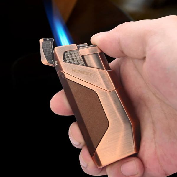 Bật lửa khò 2 tia có đục lỗ Honest BCZ 782