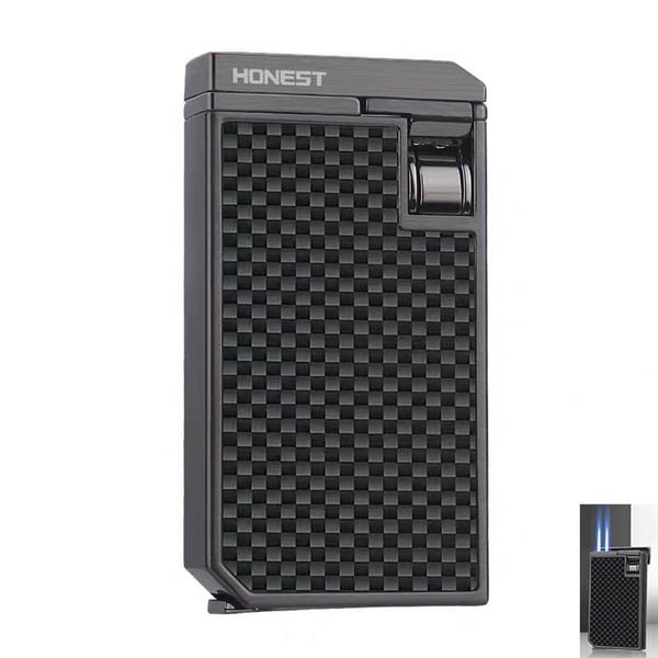 Bật lửa chính hãng Honest khò 2 tia kèm đục BCZ 816