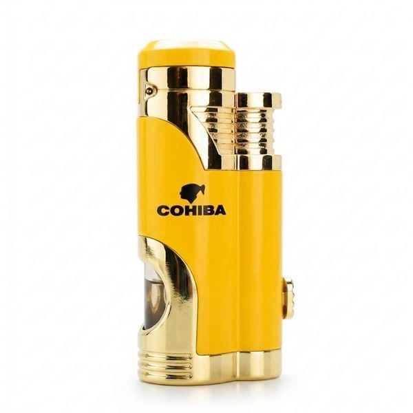 Bật lửa khò 2 tia Honest kèm đục Cigar BCZ 359