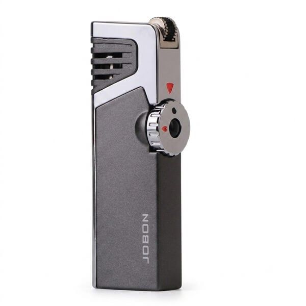 Bật lửa khò 3 tia có chốt lửa kèm đục xì gà Jobon ZB 190