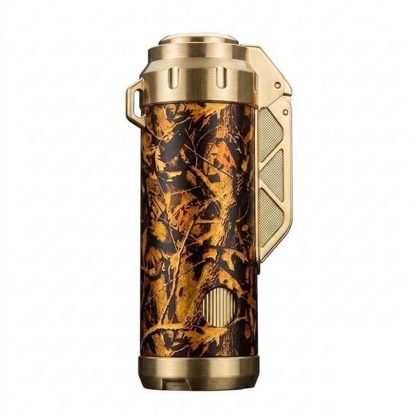 Bật lửa Honest khò 3 tia nắp mở tự động kèm đục Cigar BCZ 835