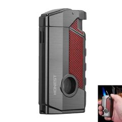 Bật lửa ga Honest khò 3 tia chéo kèm đục BCZ 795