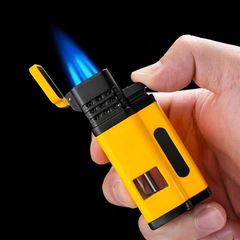Bật lửa khò Cohiba 4 tia kèm đục H138