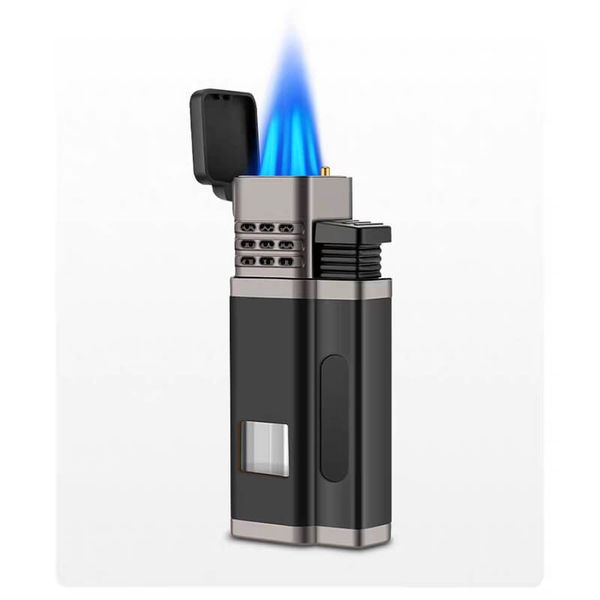 Bật lửa khò Cohiba 4 tia kèm đục H138