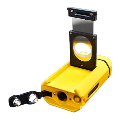 Bật lửa Cohiba khò 4 tia kèm dao cắt và đục kép Cigar COB 183