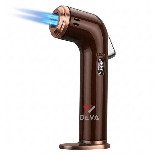 Bật lửa gas Honest khò 4 tia kèm khoá BCZ 858