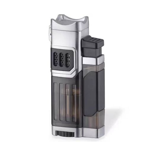 Bật lửa chính hãng Cohiba khò 4 tia kèm đục và kệ Cigar COB 182