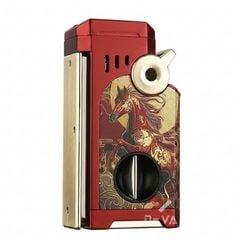 Bật lửa gas Honest khò 5 tia kèm bộ dụng cụ chuyên dụng cho Cigar BCZ 865