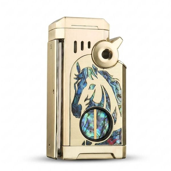Bật lửa gas Honest khò 5 tia kèm bộ dụng cụ chuyên dụng cho Cigar BCZ 865