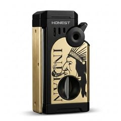 Bật lửa gas Honest khò 5 tia kèm bộ dụng cụ chuyên dụng cho Cigar BCZ 865
