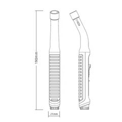 Bật lửa khò 1 tia có cán cầm tay K7