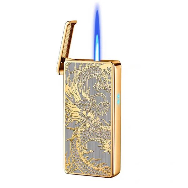 Bật lửa gas sạc USB cảm ứng điện tử cao cấp HT23-2