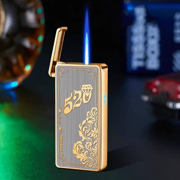 Bật lửa gas sạc USB cảm ứng điện tử cao cấp HT23-2