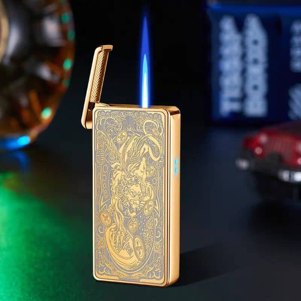 Bật lửa gas sạc USB cảm ứng điện tử cao cấp HT23-2