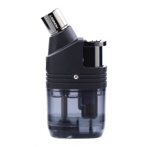 Bật lửa Honest khò 1 tia lửa chéo bình gas trong suốt BCZ 799