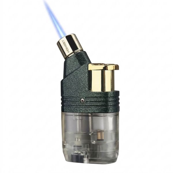 Bật lửa Honest khò 1 tia lửa chéo bình gas trong suốt BCZ 799