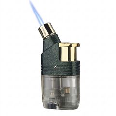 Bật lửa Honest khò 1 tia lửa chéo bình gas trong suốt BCZ 799