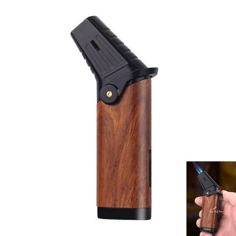 Bật lửa chính hãng Honest khò 3 tia kèm ô cửa quan sát gas BCZ 831