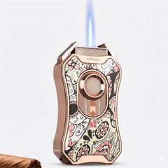 Bật lửa gas chính hãng Honest khò 1 tia kèm đục Cigar BCZ833