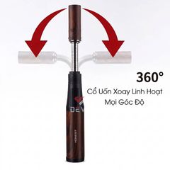 Bật lửa gas Honest khò đại 1 tia cổ dài uốn xoay 360 độ BCZ 845