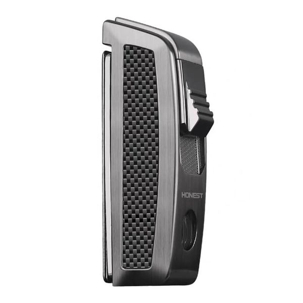 Bật lửa chính hãng Honest khò 1 tia kèm kéo cắt Cigar BCZ 823