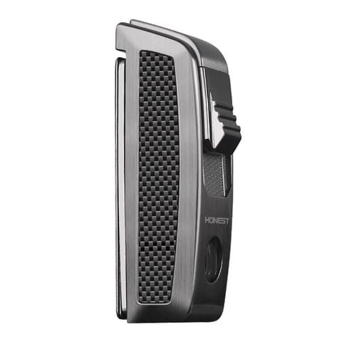 Bật lửa chính hãng Honest khò 1 tia kèm kéo cắt Cigar BCZ 823