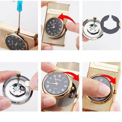 Bật lửa đồng hồ vân kim cương DCT03