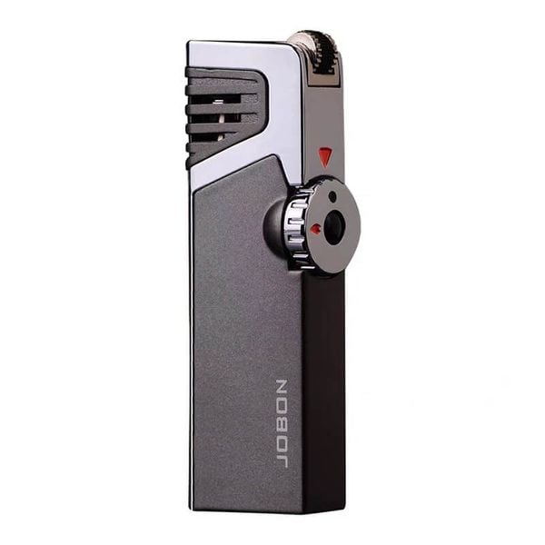 Bật lửa khò 3 tia có chốt lửa kèm đục xì gà Jobon ZB 190