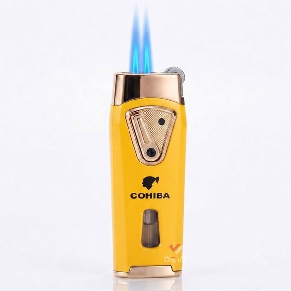 Bật lửa chính hãng Jobon khò 2 tia có chốt ZB 586