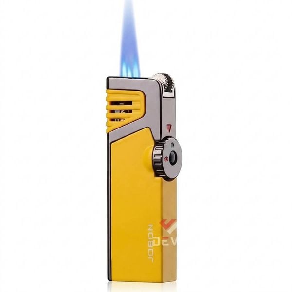 Bật lửa khò 3 tia có chốt lửa kèm đục xì gà Jobon ZB 190