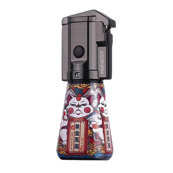 Bật lửa ga đá Honest tích hợp 2 kiểu lửa BCZ 817